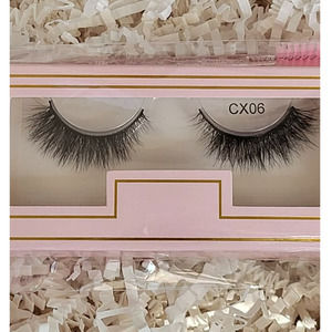 Cleo-New Fluffy 100% 3D Real Mink 12-15mm Mix Length Eyelash Strips